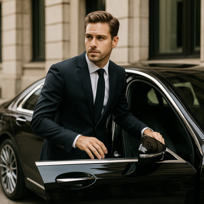 ChatGPT Image高級外車　外人