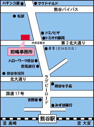 前嶋会計地図