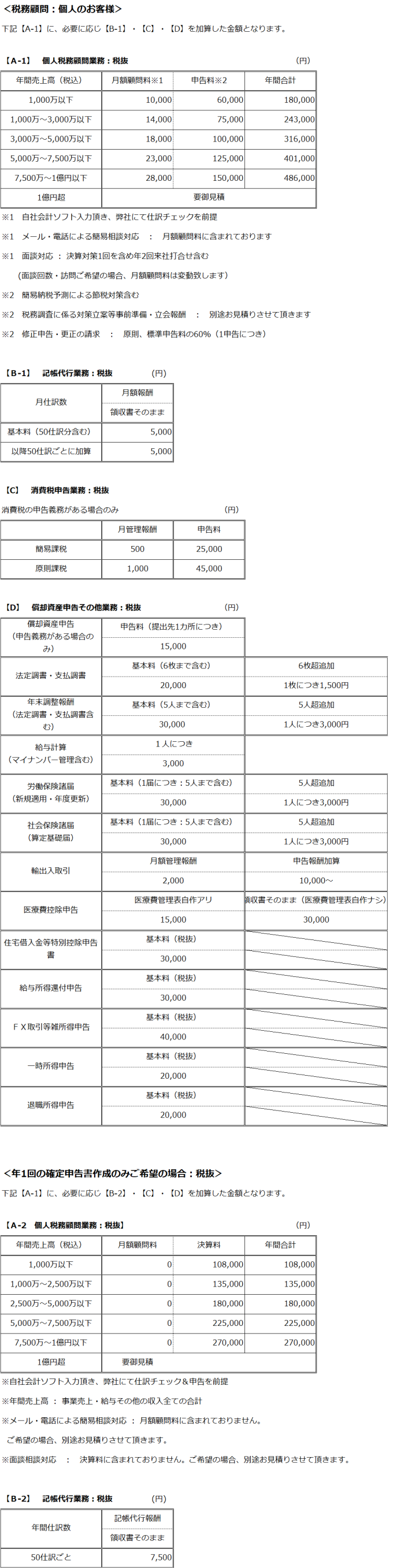 個人税務顧問サービス20211212