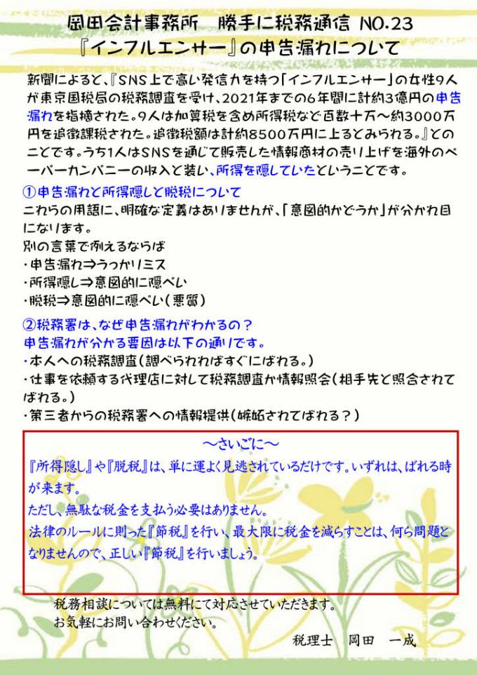 税務通信ｒ5.4