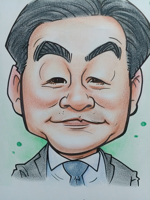 似顔絵-沖村朝之