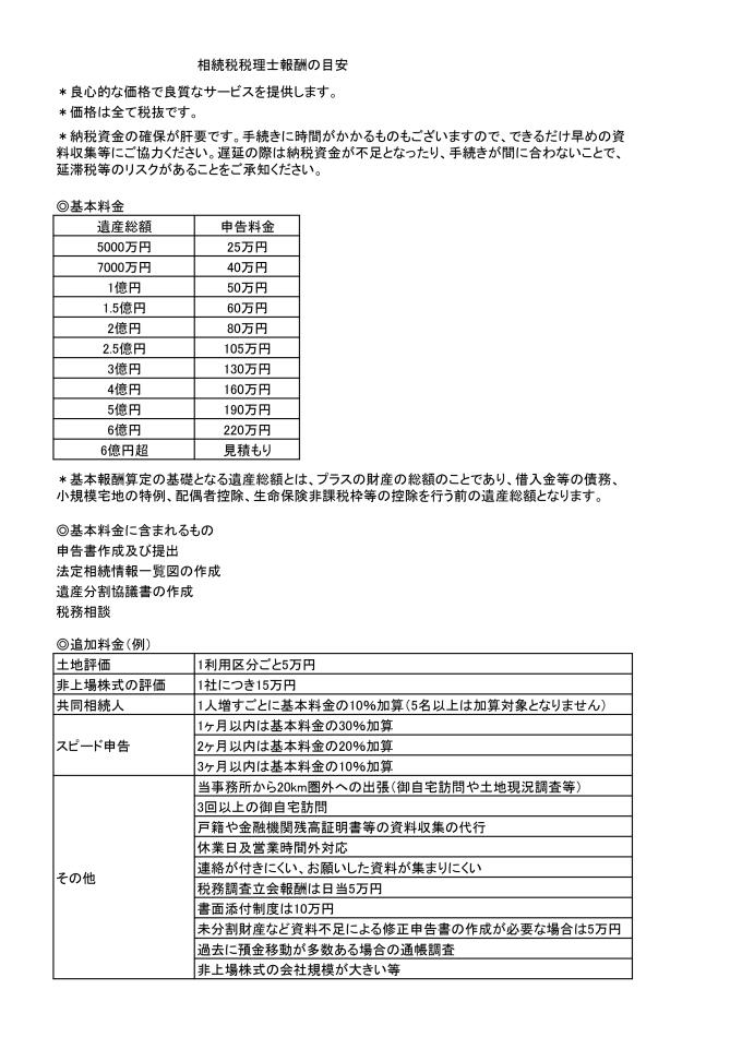 20240911HP公開　相続税報酬規定　平均的な料金_page-0001 (1)