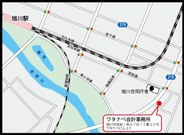 ワタナベ会計事務所地図