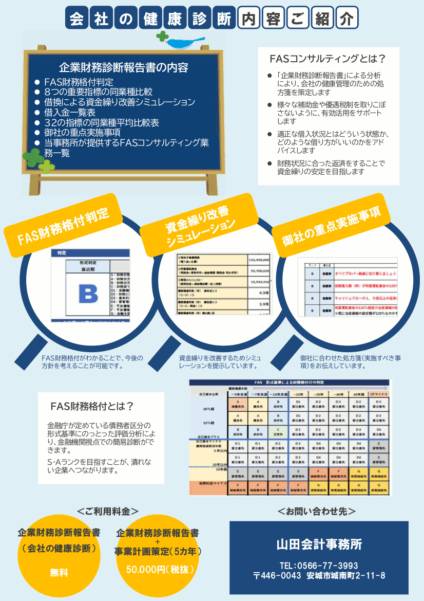 拡大する 企業財務診断報告書